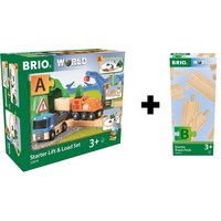 BRIO Treinset Lift & Load Starterset Pack A + uitbreidingset Pack B