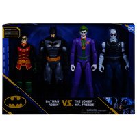 Spin Master Set Batman & Robin vs. The Joker & Mr. Freeze