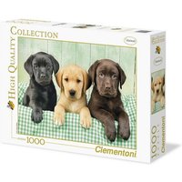Clementoni Puzzel Drie Labradors 1000st